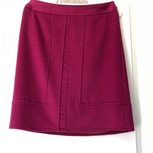 Gorgeous Ann Taylor Fushia Wool Skirt